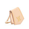 Louis Vuitton Key Bell XL Beige Leather Cross body Bag Side