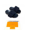 Louis Vuitton Pool Pillow Puffer Padded Black Nylon sliders LV monogram