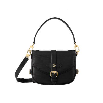 Louis Vuitton Saumur BB Black Epi Leather Shoulder Bag