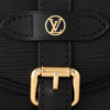 Louis Vuitton Saumur BB Black Epi Leather Shoulder Bag Gold hardware