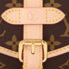 Louis Vuitton Saumur BB Monogram LV Leather Shoulder Bag Gold Hardware