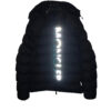 Moncler UME Black Puffer Jacket Reflective Logo Tape