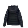 Moncler UME Black Puffer Jacket Reflective Logo Tape Back
