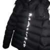 Moncler UME Black Puffer Jacket Reflective Logo Tape Polyester Nylon