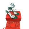 Rene Caovilla CLEO Green Spiral Heeled Sandals Embellished