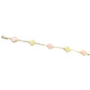 Van Cleef Arpels 18K Yellow Gold Diamonds Vintage Alhambra Bracelet