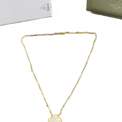 Van Cleef Arpels Alhambra Pendant Necklace Mother of Pearl