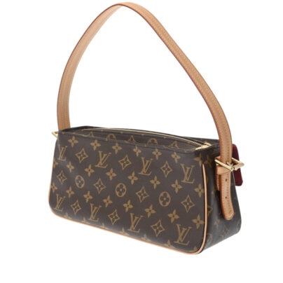 Back of Louis Vuitton Vivacite MM Monogram Canvas Handbag