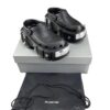 Balenciaga Crocs HARDCROCS Black Platform Rubber sandals Size 40