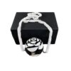 Chanel Limited Edition Round Black and White Minaudiere Bag