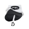 Christian Dior Saddle Bag Black Matte Calfskin
