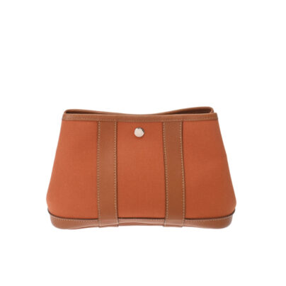 Hermes Garden Tea Party TTPM Orange Pouch Bag