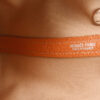 Hermes Garden Tea Party TTPM Orange Pouch Bag Made in France
