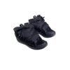 Lanvin Curb Sneakers Black Suede and Calfskin Size 37