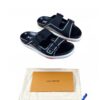 Louis Vuitton Black Trainer Mules Sandals 1A9JW1 Size 44