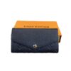 Louis Vuitton Empreinte Sarah Long Wallet Black Monogram Embossed Leather