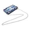 Louis Vuitton LV Escale Pochette Blue Leather Chain Wallet wallet on chain