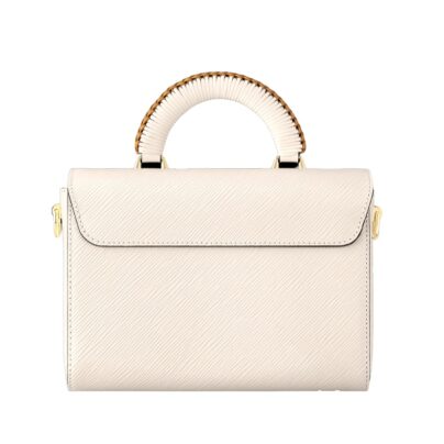 Louis Vuitton Twist MM White Epi Leather Braided LV Bag back