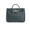 Bottega Veneta Small Andiamo Green Tote bag intrecciato leather