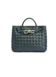 Bottega Veneta Small Andiamo Green Tote bag intrecciato leather