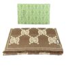 Brown Gucci Large GG Wool Silk Scarf