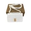 Burberry Small Lola White Shoulder Bag