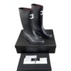 Chanel Black Rain Boots in Rubber Size 38