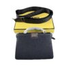 Fendi Peekaboo Mini Cuoio Romano Black Leather Top Handle Bag