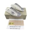 Golden Goose GGDB white glitter star slippers size 38.5