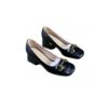 Gucci Black Horsebit Mid Heeled Pumps Size 38
