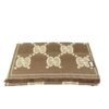 Gucci Large GG Brown Wool Silk Scarf