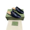 Gucci Princetown Black Leather Slippers Size 41