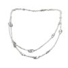 Hermes Farandole Long Necklace Chaine DAncre Sterling Silver