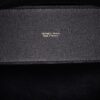 Interior of Hermes Kelly Danse Evercolor Black Leather Bag Gold Hardware