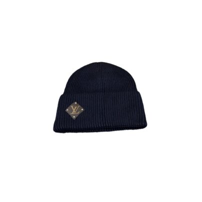 Louis Vuitton Beanie Hat Black Cotton
