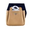 Prada Logo plaque Brown Tote Bag 2023 24