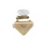 Prada Triangle Mini Gold Crystal Embellished Bag with Gold Chain