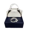 Small Prada White Supernova Gradient Bag in Brushed leather