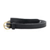 Strap of Hermes Kelly Danse Evercolor Black Leather Bag