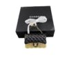 2023 Chanel Mini Metal Woven Evening Bag in Lambskin and goldtone