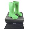 Balenciaga X Crocs Green Rubber Rain Boots Size 39