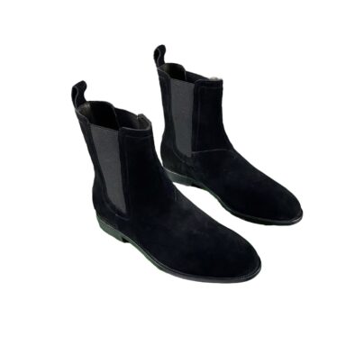 Bottega Veneta Black Suede Chelsea Boots Size 43