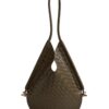 Bottega Veneta Medium Solstice Bag in Brown Intrecciato Lambskin