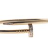 Cartier Juste Un Clou 18K Yellow Gold Diamond Bracelet Size 16 JUC