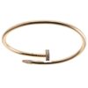 Cartier Juste Un Clou 18K Yellow Gold Diamond Bracelet Size 16 New Nail bracelet