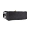 Chanel Mini square black flap bag GHW 3