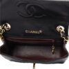 Chanel Mini square black flap bag GHW 4
