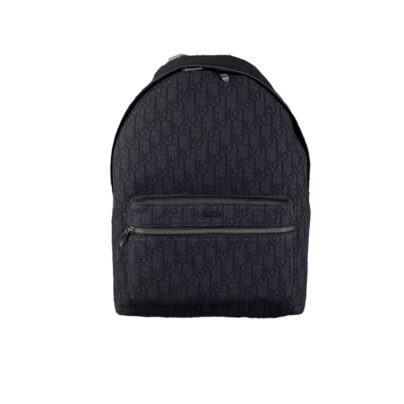 Christian Dior Rider Backpack in Black Dior Jacquard