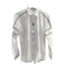 Christian Dior White Long Sleeve Shirt with Dior Embroidery Size 46