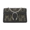 Gucci Mini Dionysus Black Denim GG Shoulder Bag